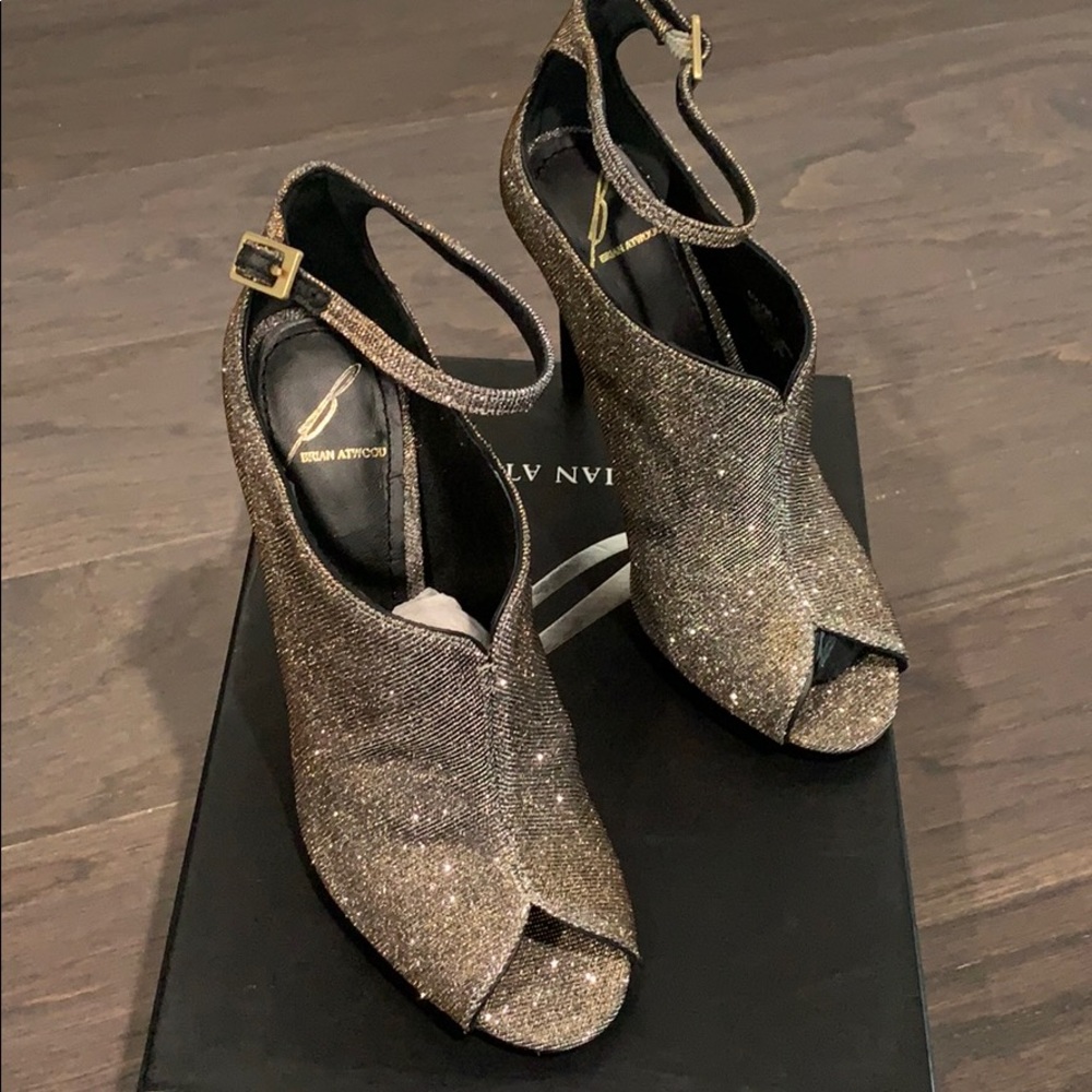 Brain Atwood glitter ankle booties